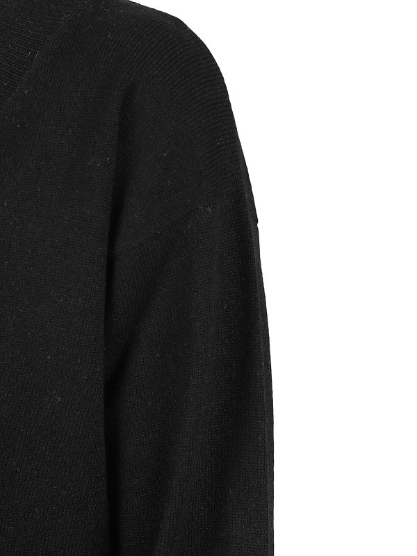 iKRIX eleven88: Strickpullover mit V-Ausschnitt - V-Pullover - Schwarz