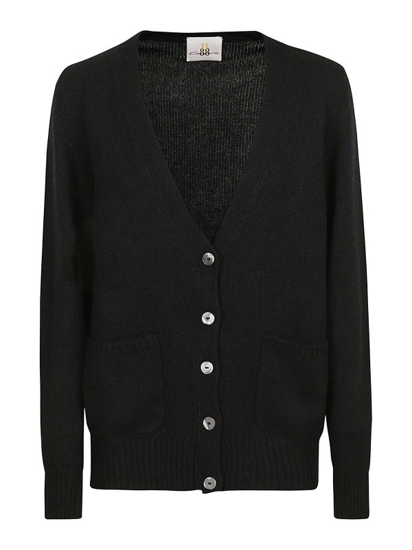 eleven88: Cardigans - Cardigan - Noir