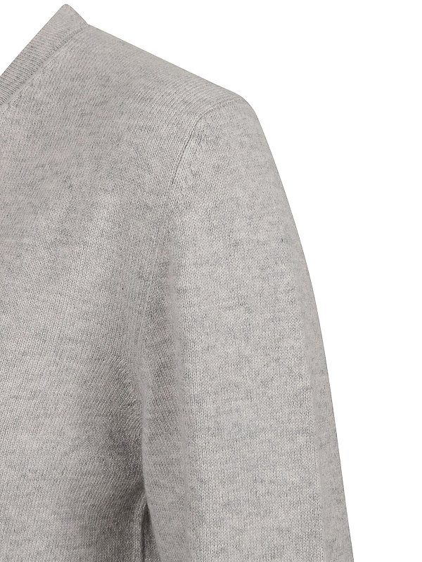 iKRIX eleven88: Col en V - Pull À Col V - Gris Clair
