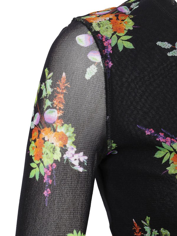 iKRIX FUZZI: cardigans - Flower pattern cardigan