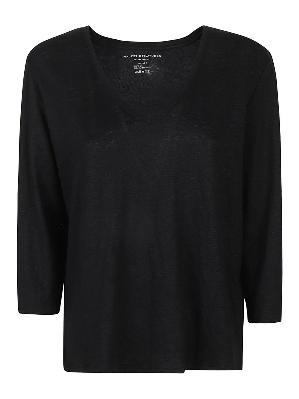 Majestic Filatures: Camisetas - Camiseta - Negro