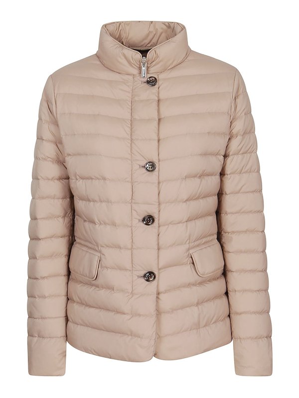 MOORER: ダウン・ハイテクジャケット - ダウンジャケット - ベージュ