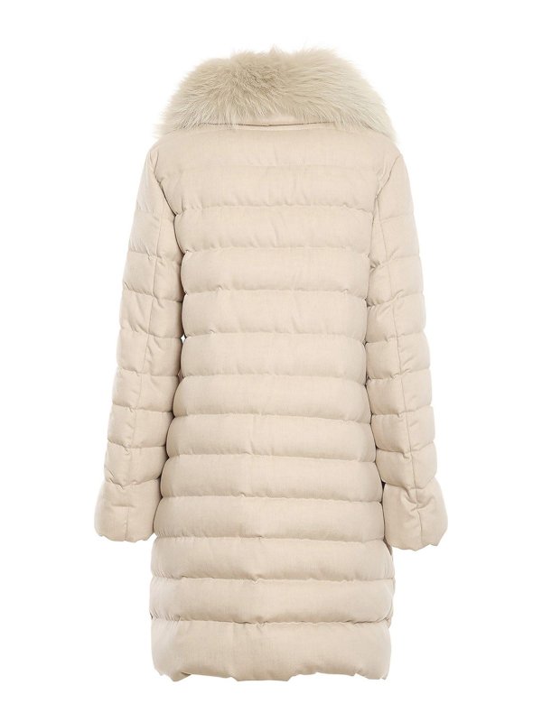 MOORER: padded coats online - Cashmere coat
