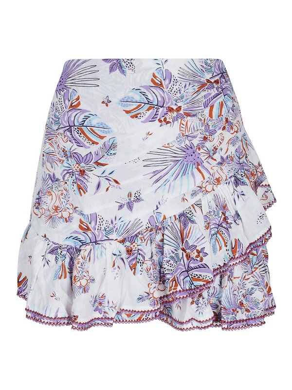 POUPETTE ST BARTH: ニーレングススカート＆ミディ丈 - 膝丈/ミディスカート - マルチカラー