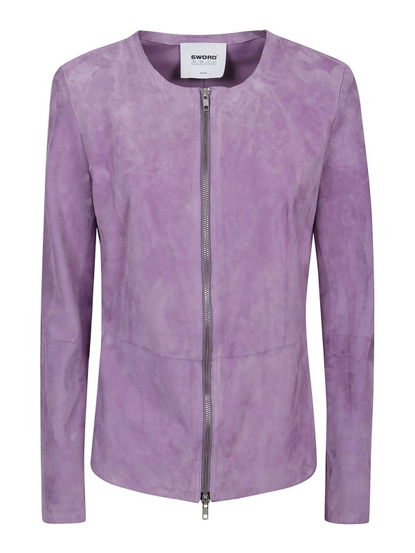 S.W.O.R.D 6.6.44: Lederjacken - Lederjacke - Hell-Lila