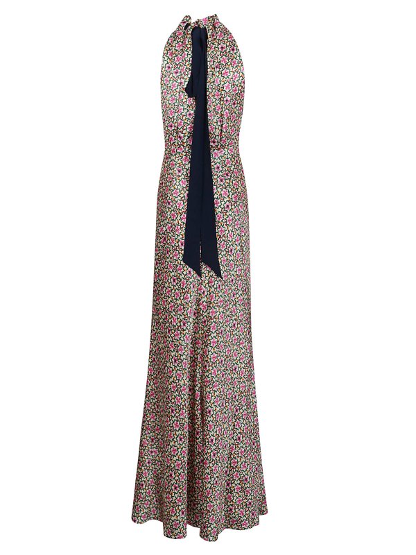 SALONI: maxi dresses online - Silk long dress