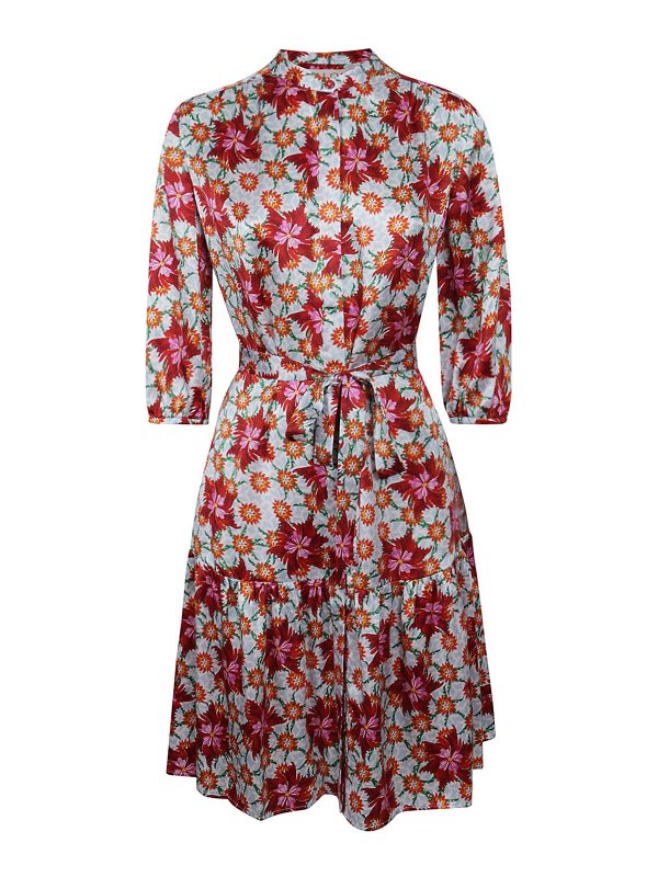 SALONI: ニーレングスドレス - 膝丈ドレス - マルチカラー