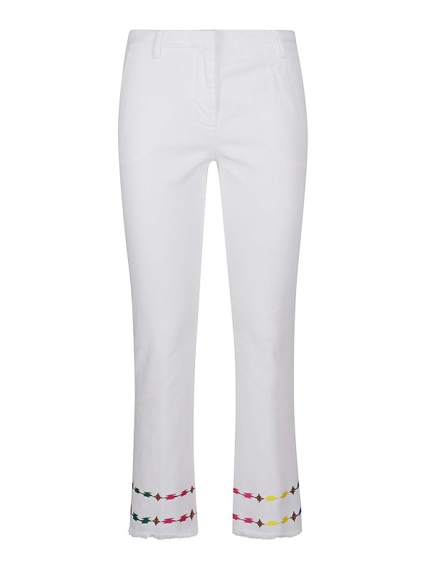 TSOLO MUNKH: カジュアルトラウザー - カジュアルパンツ - 白