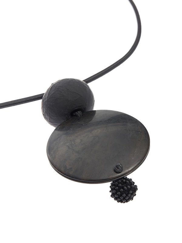 iKRIX MARIA CALDERARA: ネックレス - ネックレス/チョーカー - 黒