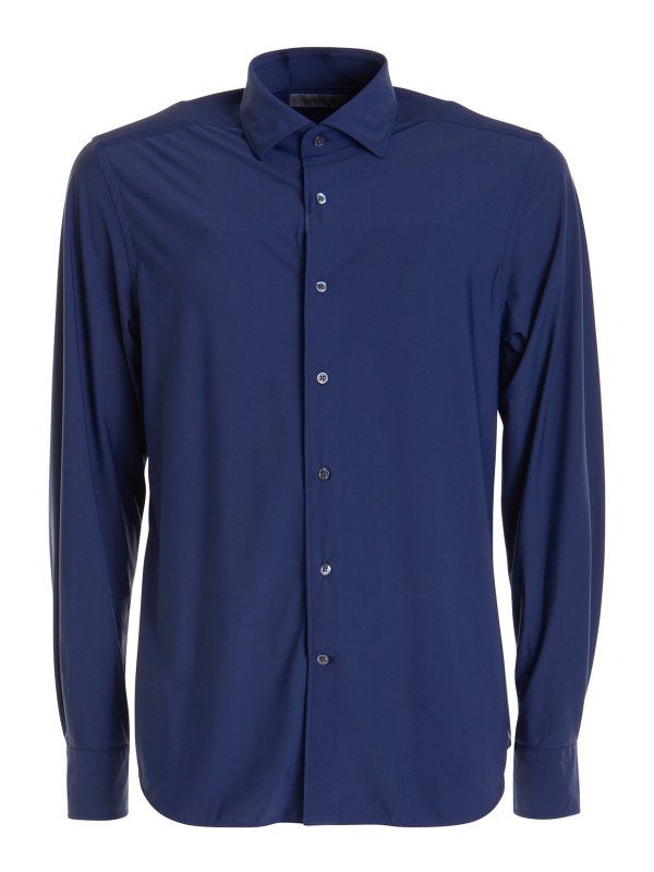 CORNELIANI: シャツ - シャツ - ブルー