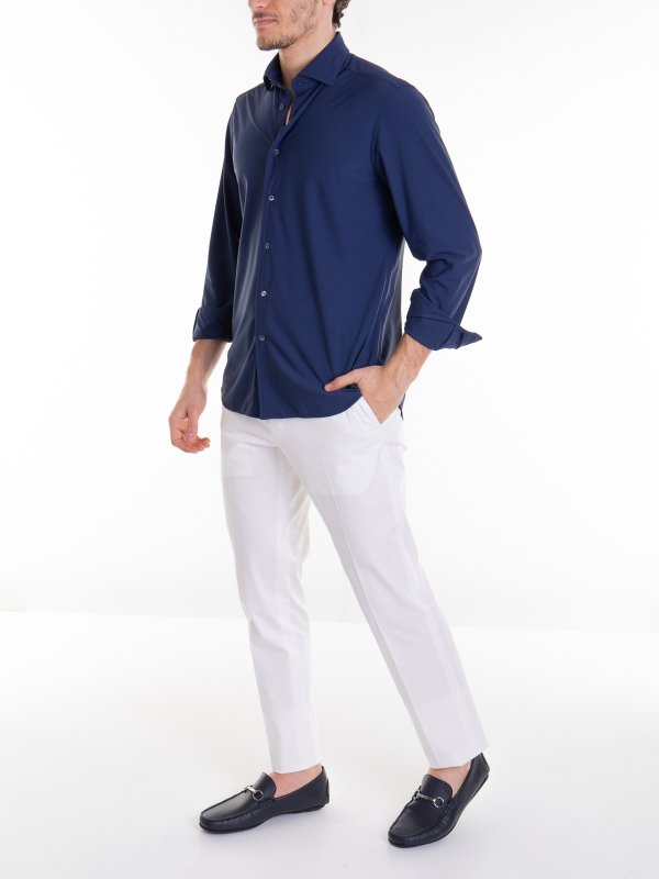 iKRIX CORNELIANI: シャツ - シャツ - ブルー