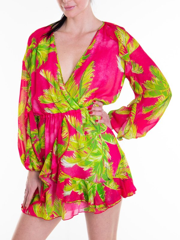 Ermanno by Ermanno Scervino buy online Vestido Midi - Fucsia