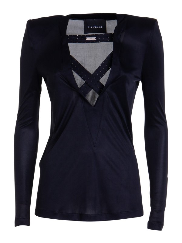 JOHN RICHMOND: Tops y camisetas sin mangas - Parte superior cruzada