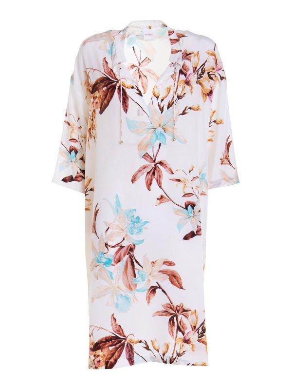 Max Mara: Vestidos media pierna - Vestido Midi - Blanco