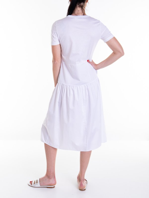 膝丈ドレス - 白 shop online: Max Mara