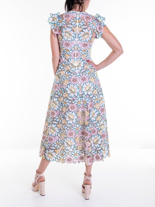 膝丈ドレス - マルチカラー shop online: VALENTINO RED