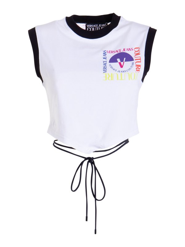 Versace Jeans Couture: トップス＆タンクトップ - トップ/タンクトップ - 白