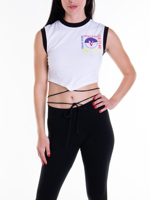 Versace Jeans Couture: トップス＆タンクトップ online - トップ/タンクトップ - 白