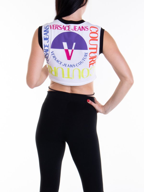 トップ/タンクトップ - 白 shop online: Versace Jeans Couture