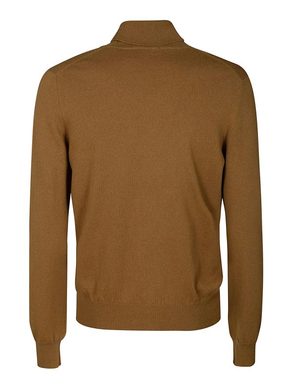 BARBA: Pull col rond online - Pull Col Rond - Marron