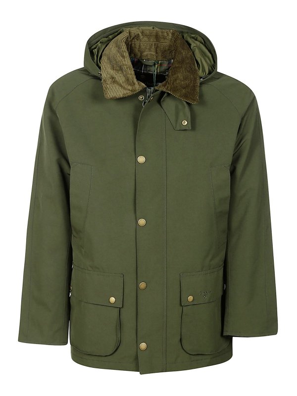 BARBOUR: short coats - Barbour coats green