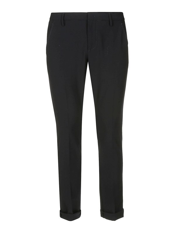 DONDUP: casual trousers - Dondup trousers black
