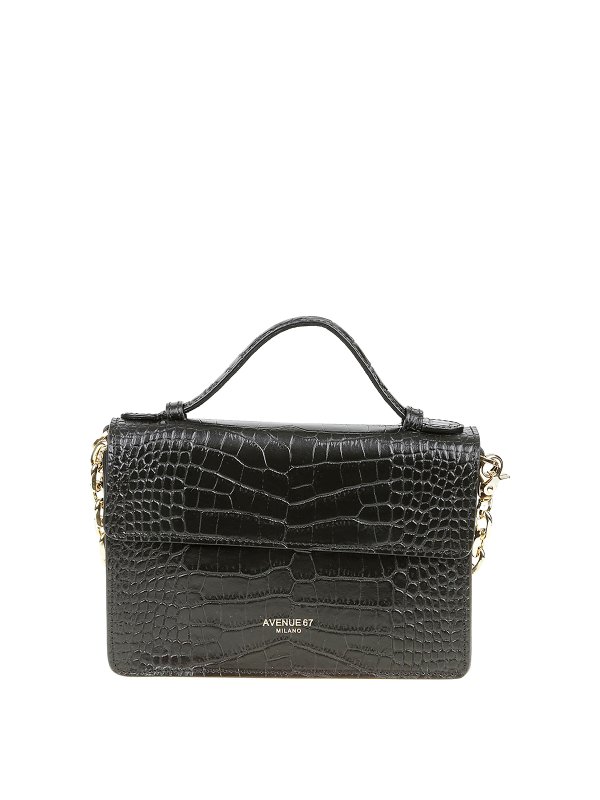 AVENUE MONTAIGNE: Sacs à main - Sac Cabas - Noir