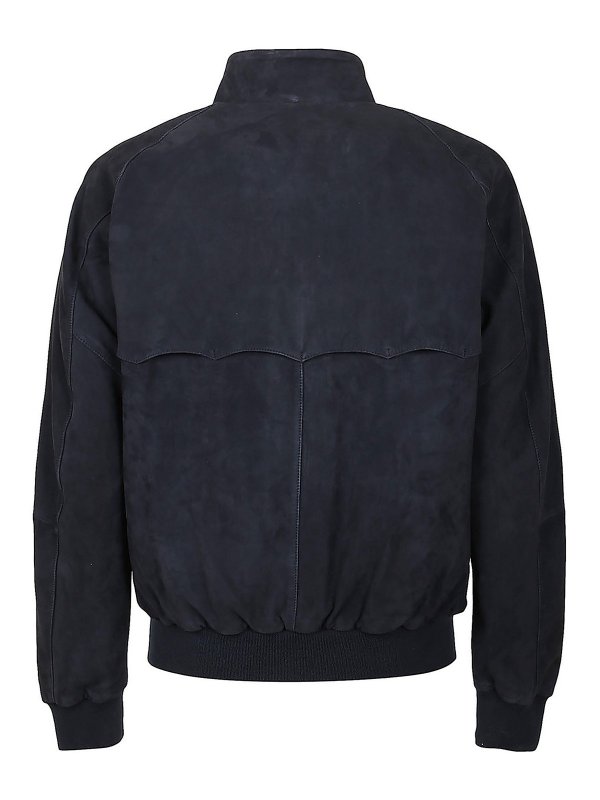 BARACUTA: Vestes en cuir online - Blouson En Cuir - Bleu