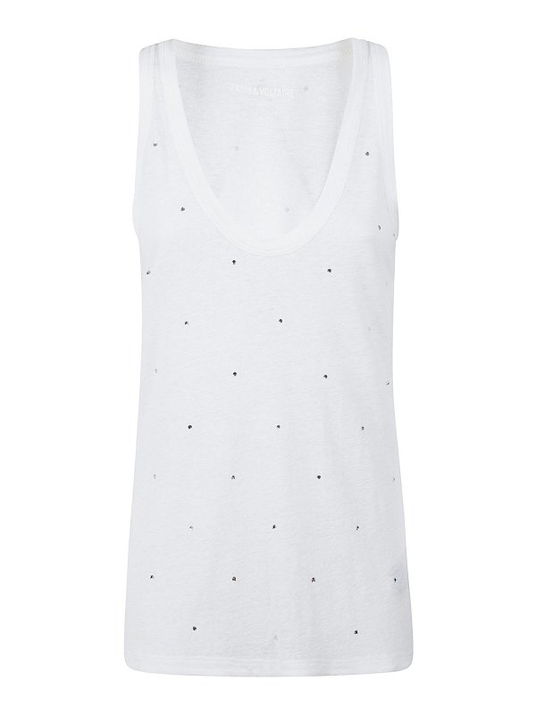 ZADIG&VOLTAIRE: Tops & Débardeurs - Top - Blanc