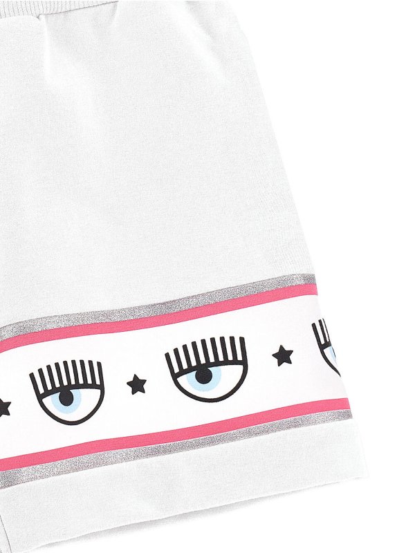 The Best Shops CHIARA FERRAGNI: ショートパンツ - ショートパンツ - 白