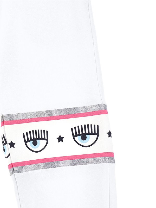 The Best Shops CHIARA FERRAGNI: スウェットパンツ - トラックスーツ ボトムス - 白