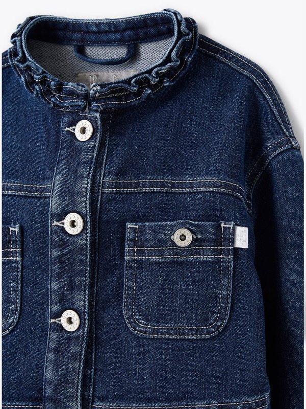 iKRIX Il Gufo: デニムジャケット - デニムジャケット - ライトウォッシュ