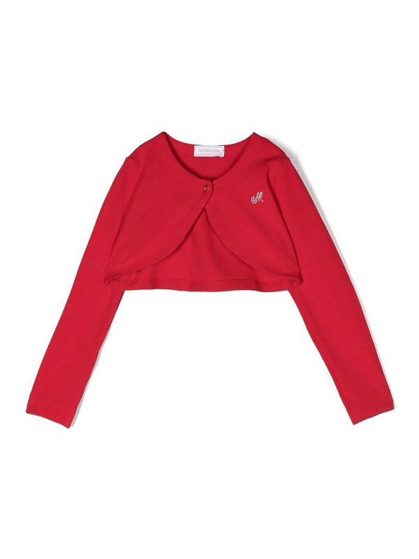 Monnalisa Bebè: カーディガン - カーディガン - 赤