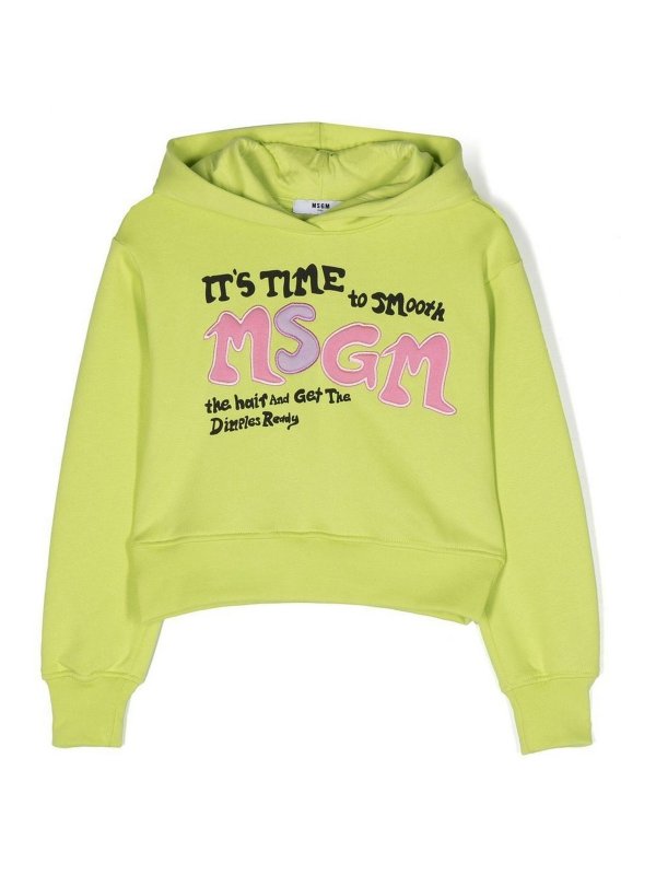 M.S.G.M. KIDS: Sweatshirts & Sweaters - Hoodie