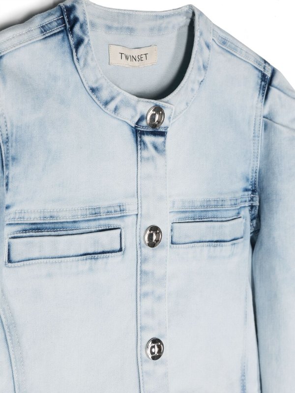 TWINSET: Chaquetas denim online - Chaqueta Vaquera - Lavado Claro