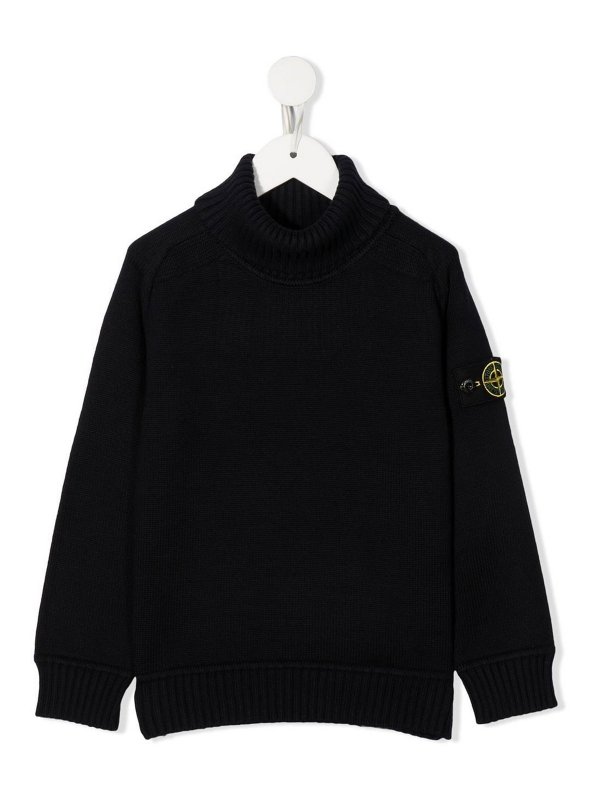 Stone Island Junior: Turtlenecks & Polo necks - Cotton turtle neck