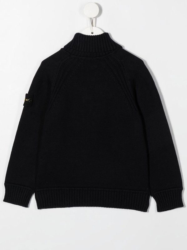 Stone Island Junior: Turtlenecks & Polo necks online - Cotton turtle neck