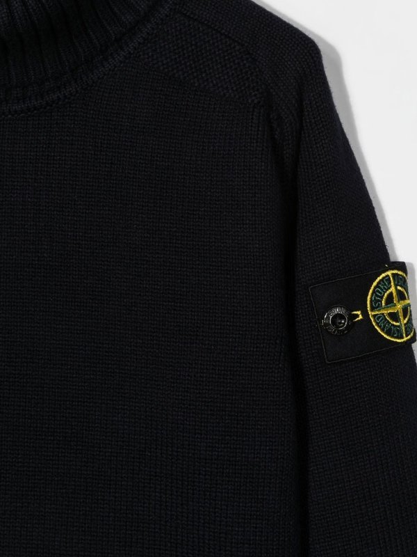The Best Shops Stone Island Junior: Turtlenecks & Polo necks - Cotton turtle neck