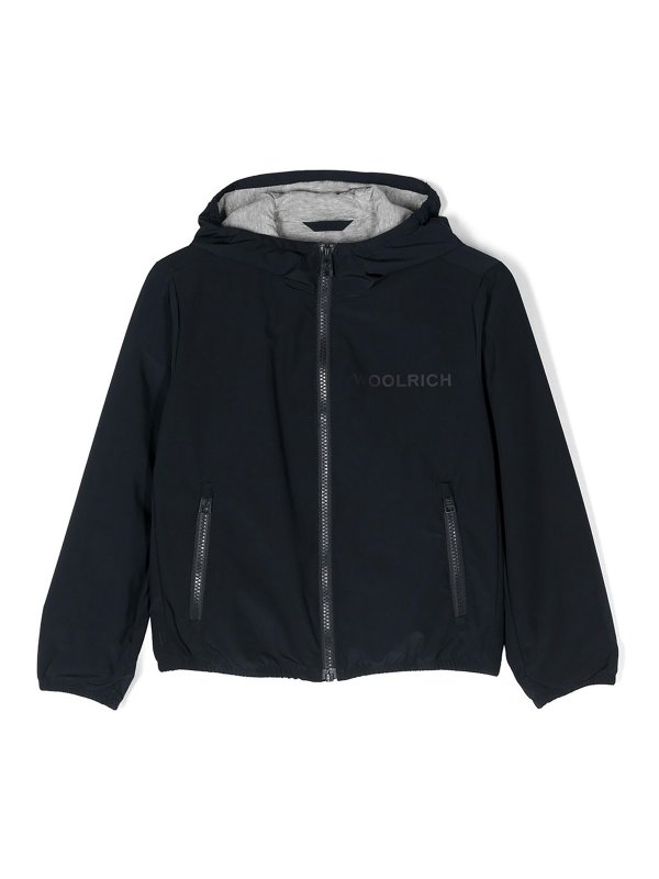 WOOLRICH: padded jackets - Ryker hoodie