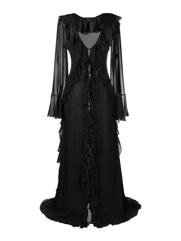 BLUMARINE: イブニングドレス - イブニングドレス - 黒