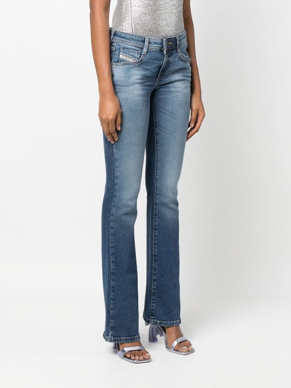 DIESEL: ストレートジーンズ online - ストレートジーンズ - ライトウォッシュ