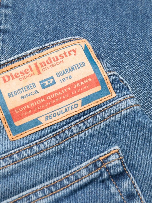 DIESEL buy online ストレートジーンズ - ライトウォッシュ