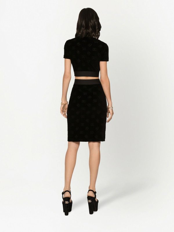 DOLCE & GABBANA buy online Jupe Midi - Noir