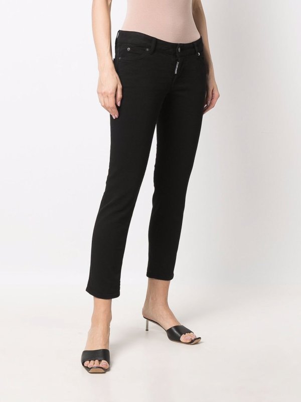 DSQUARED2: Jeans Rectos online - Vaqueros Rectos - Negro