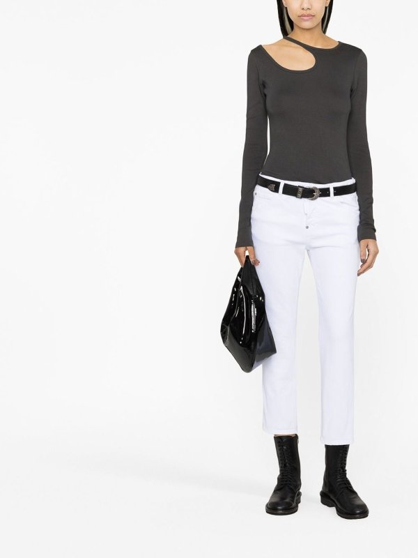 DSQUARED2: jeans dritti, a sigaretta online - Jeans a gamba dritta