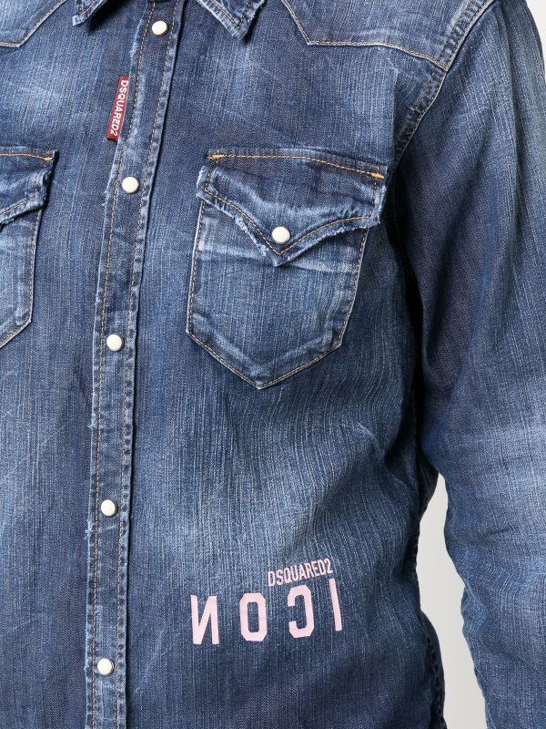 DSQUARED2: Camisas online - Camisa - Lavado Claro