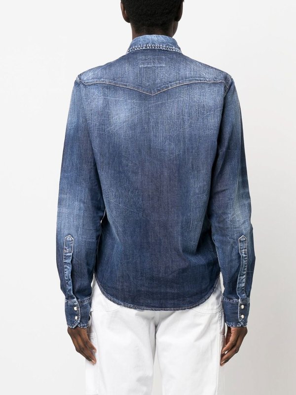 Camisa - Lavado Claro shop online: DSQUARED2