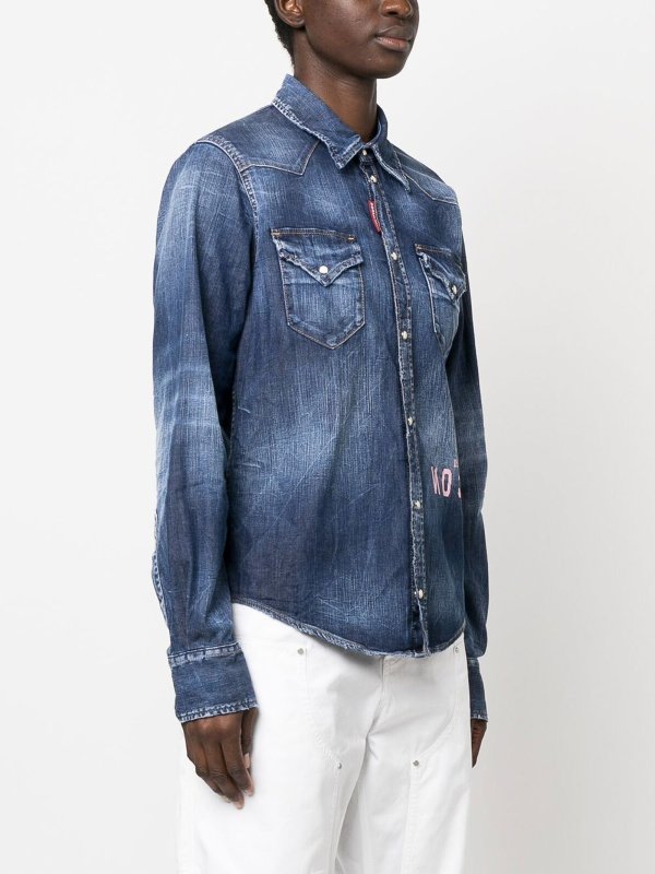 DSQUARED2 buy online Camisa - Lavado Claro
