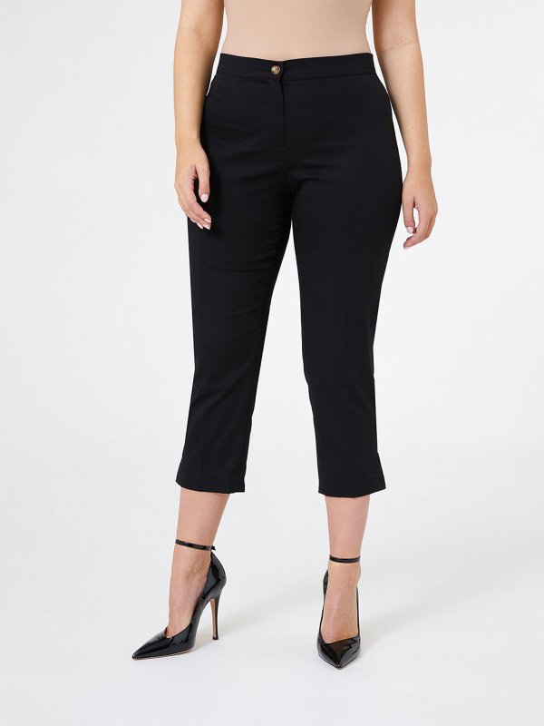 ELENA MIRO`: カジュアルトラウザー online - カジュアルパンツ - 黒