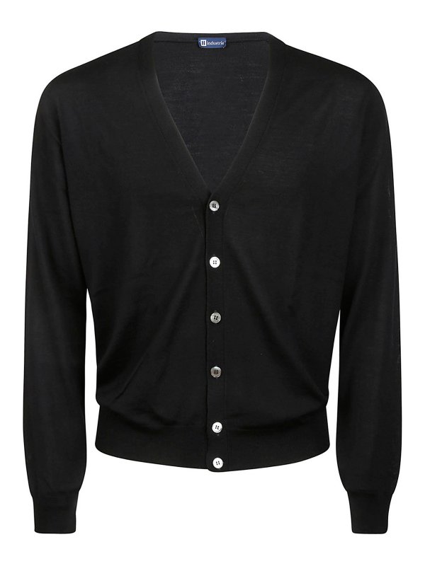 HINDUSTRIE: Cárdigans - Cárdigan - Azul Oscuro